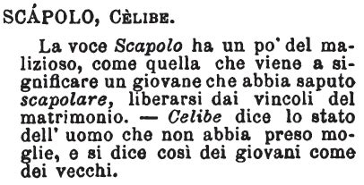 celibe per uomo o donna|Celibato